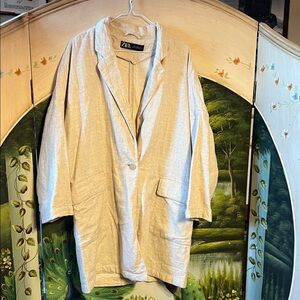 Zara Cream Trench Coat